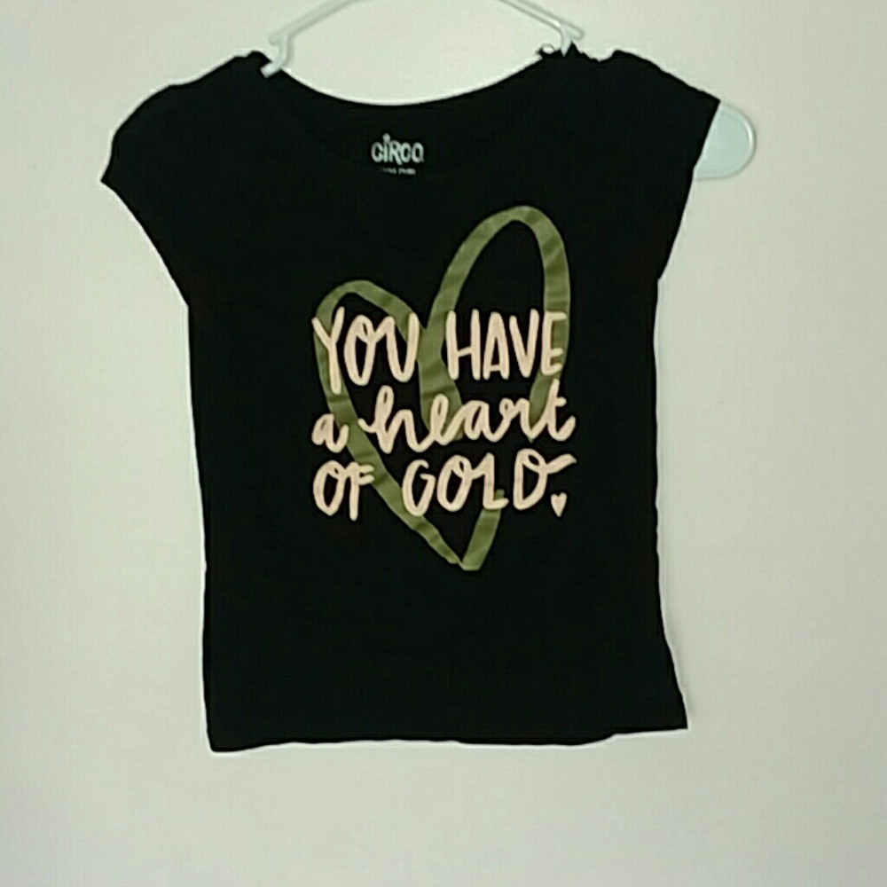 Black t-shirt "you have a heart of gold"